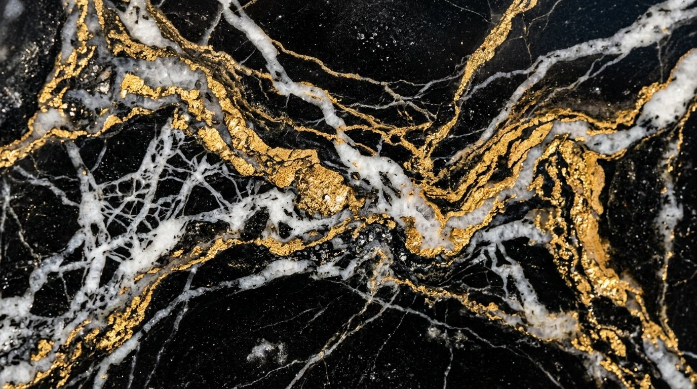 Exotic natural stone veining