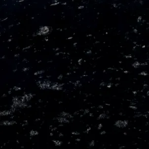 Black Pearl granite, black with silver-grey flecks